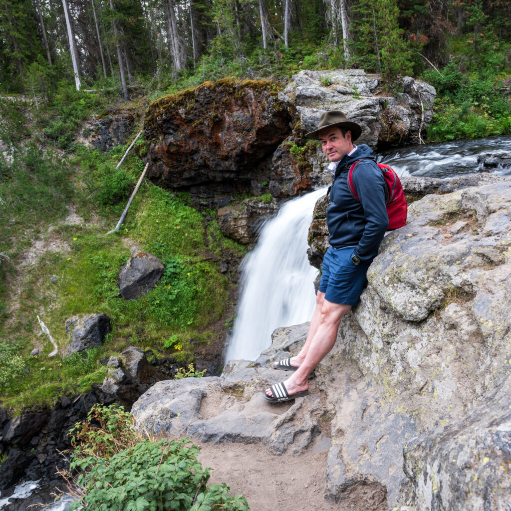 Moses Waterfall auf unserem Roadtrip durch die Rocky Mountains